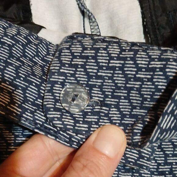 Ann Taylor Blue White Cropped Pants - Picture 10 of 11